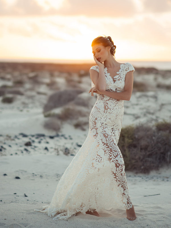 Santorini bridal gown